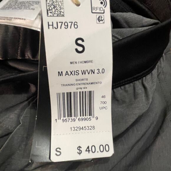 Adidas Men's Axis 3.0 Woven Shorts gray Small - Picture 9 of 9